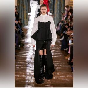 SACAI Corset Layered Blouse SZ1